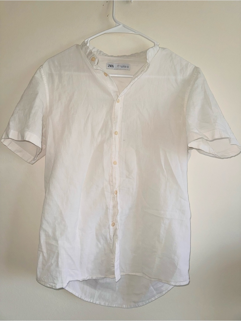 Zara White Button up Shirt